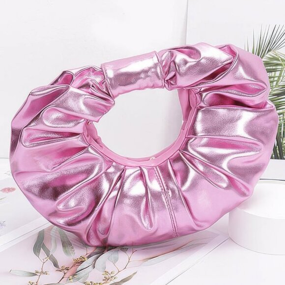 Metallic Hobo Bag W/chain - Picture 4 of 4